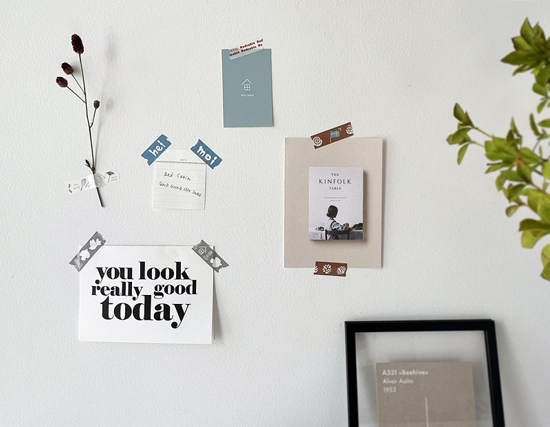 Red Cabin オリジナルマスキングテープ 15mm 全6種 【メール便可 24個