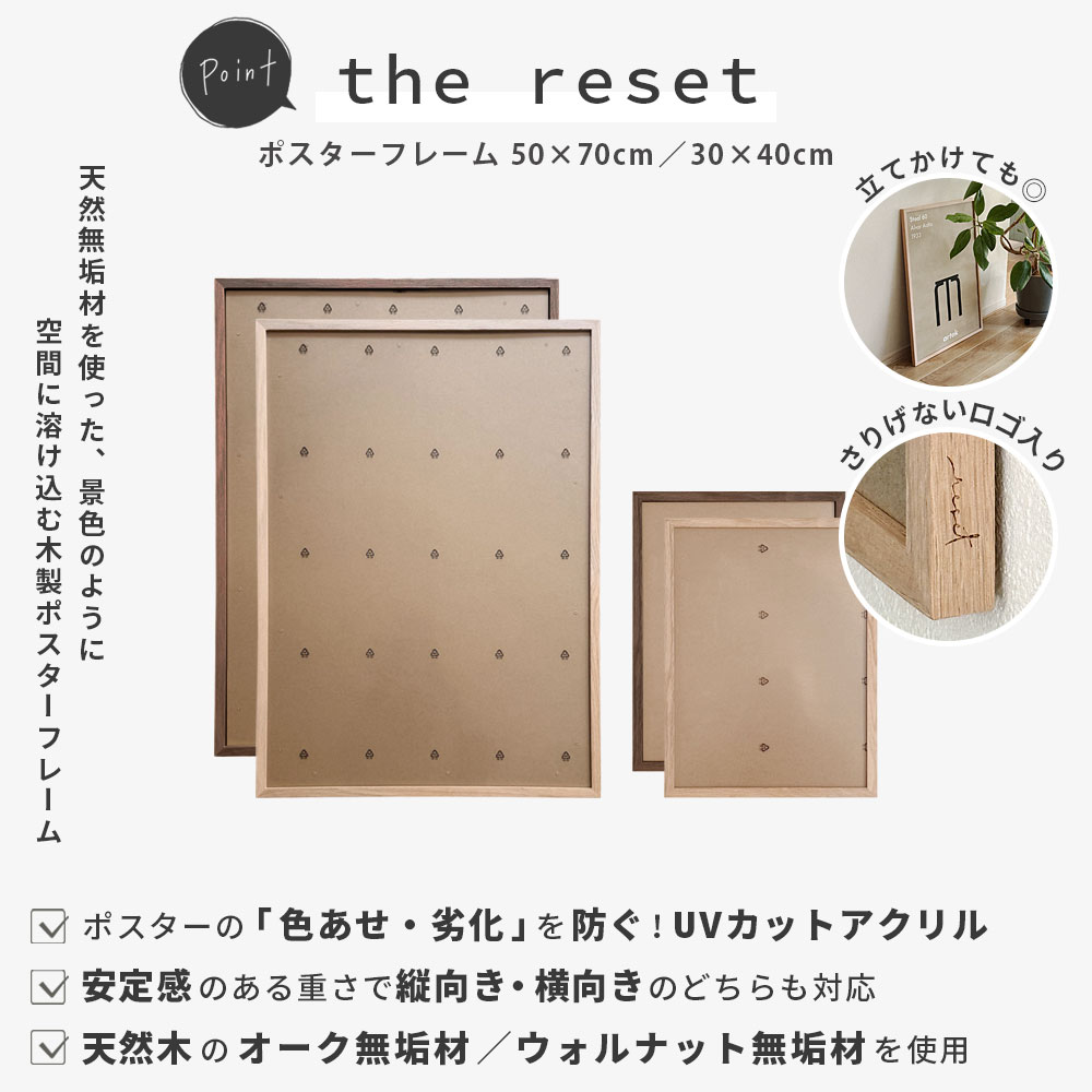 the reset ポスターフレーム