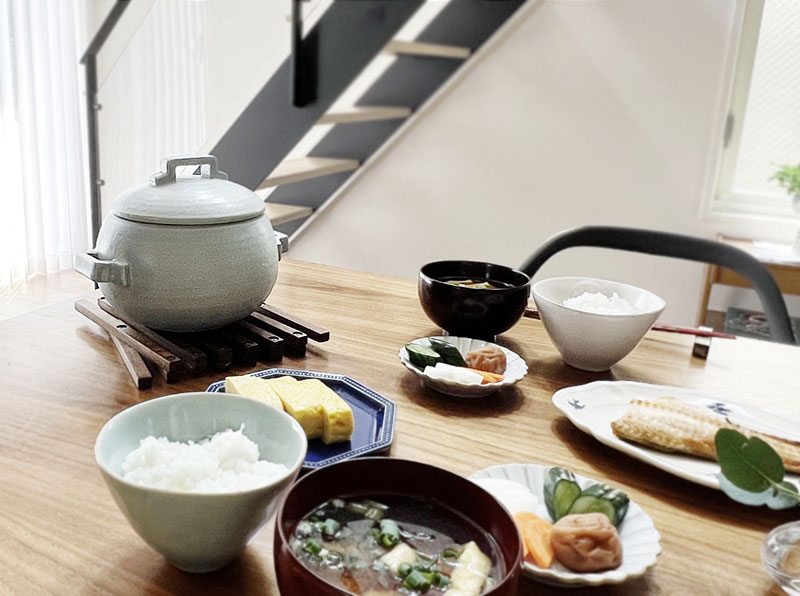 TOJIKI TONYA グレー ご飯鍋 3合炊き ( トウジキトンヤ ごはん鍋 2合 3