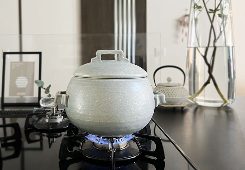 TOJIKI TONYA グレー ご飯鍋 3合炊き ( トウジキトンヤ ごはん鍋 2合 3