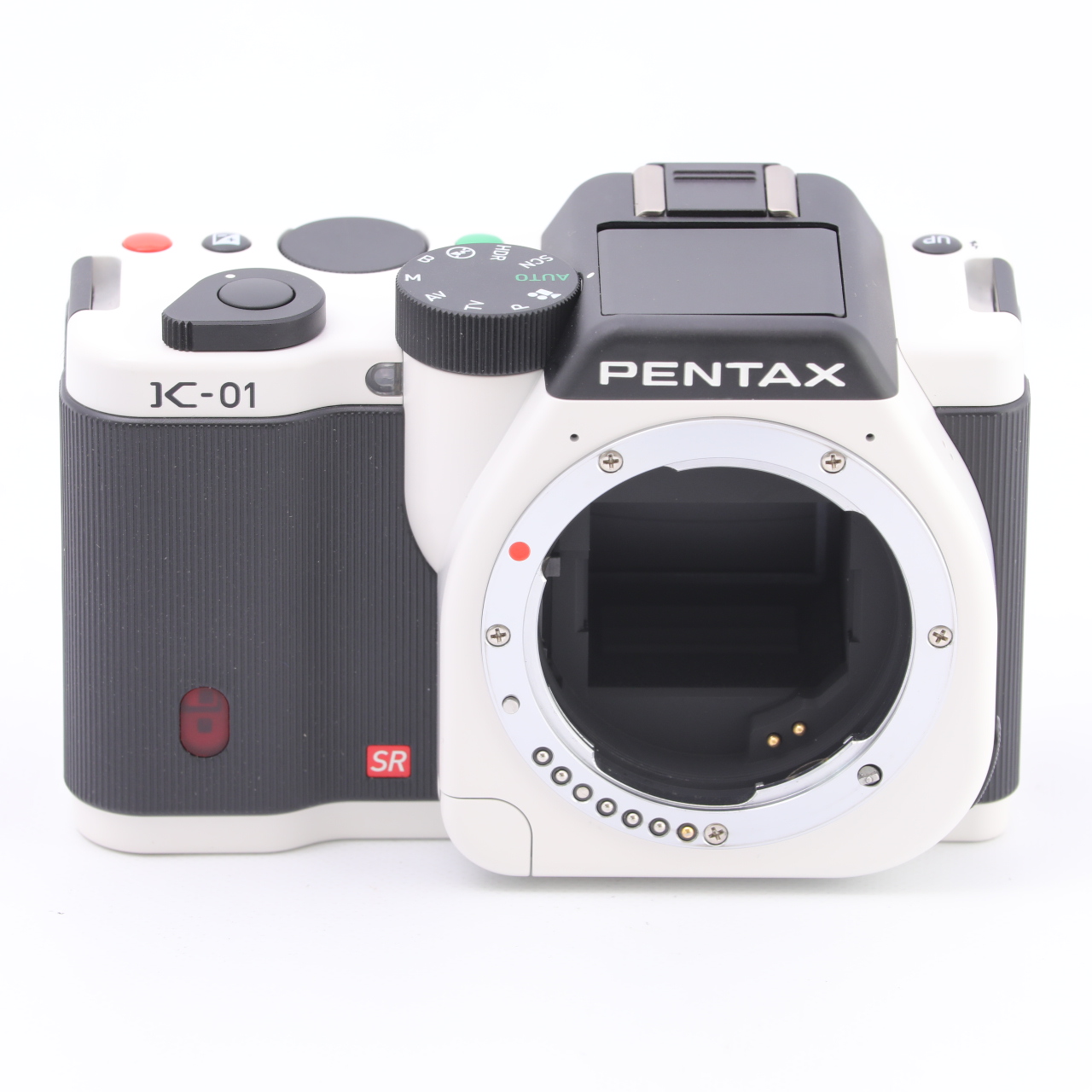 PENTAX ミラーレス一眼レフカメラ K-01 K01 ボディ ホワイト/ブラック