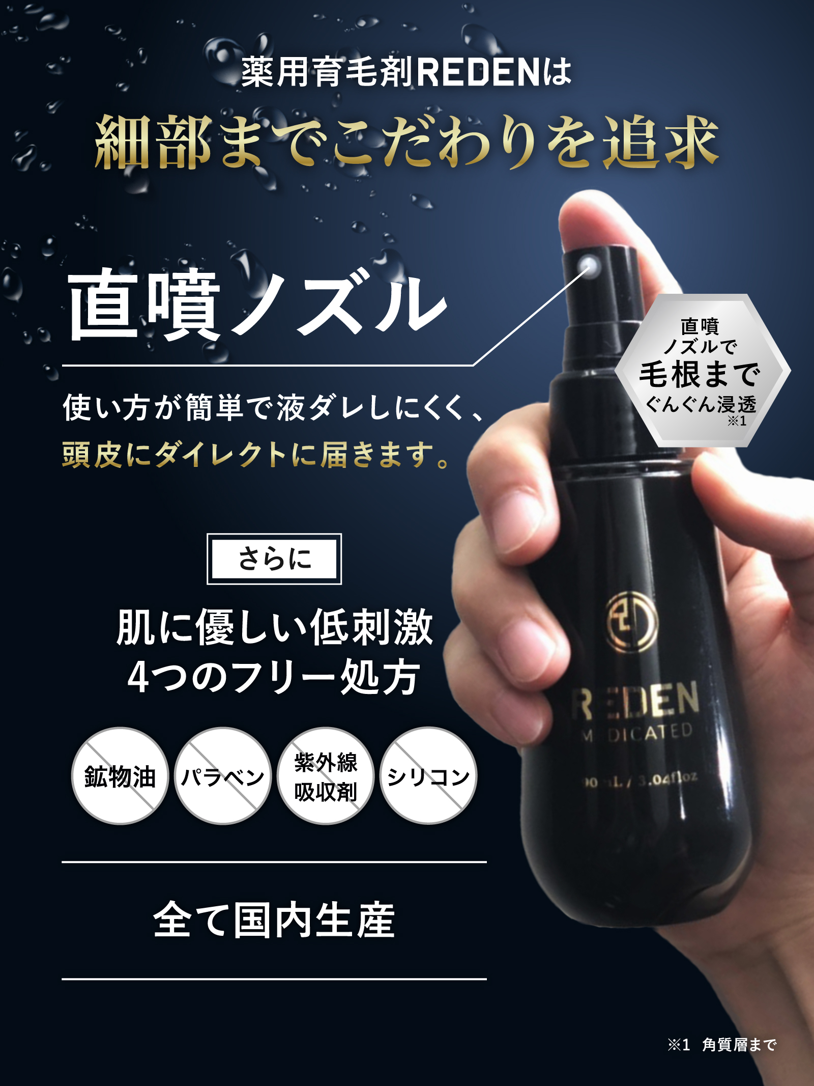 リデン　REDEN   育毛　発毛　未開封　薬用 REDEN（リデン） 育毛剤 スカルプケア リデンシル 薬用育毛剤 医薬部外