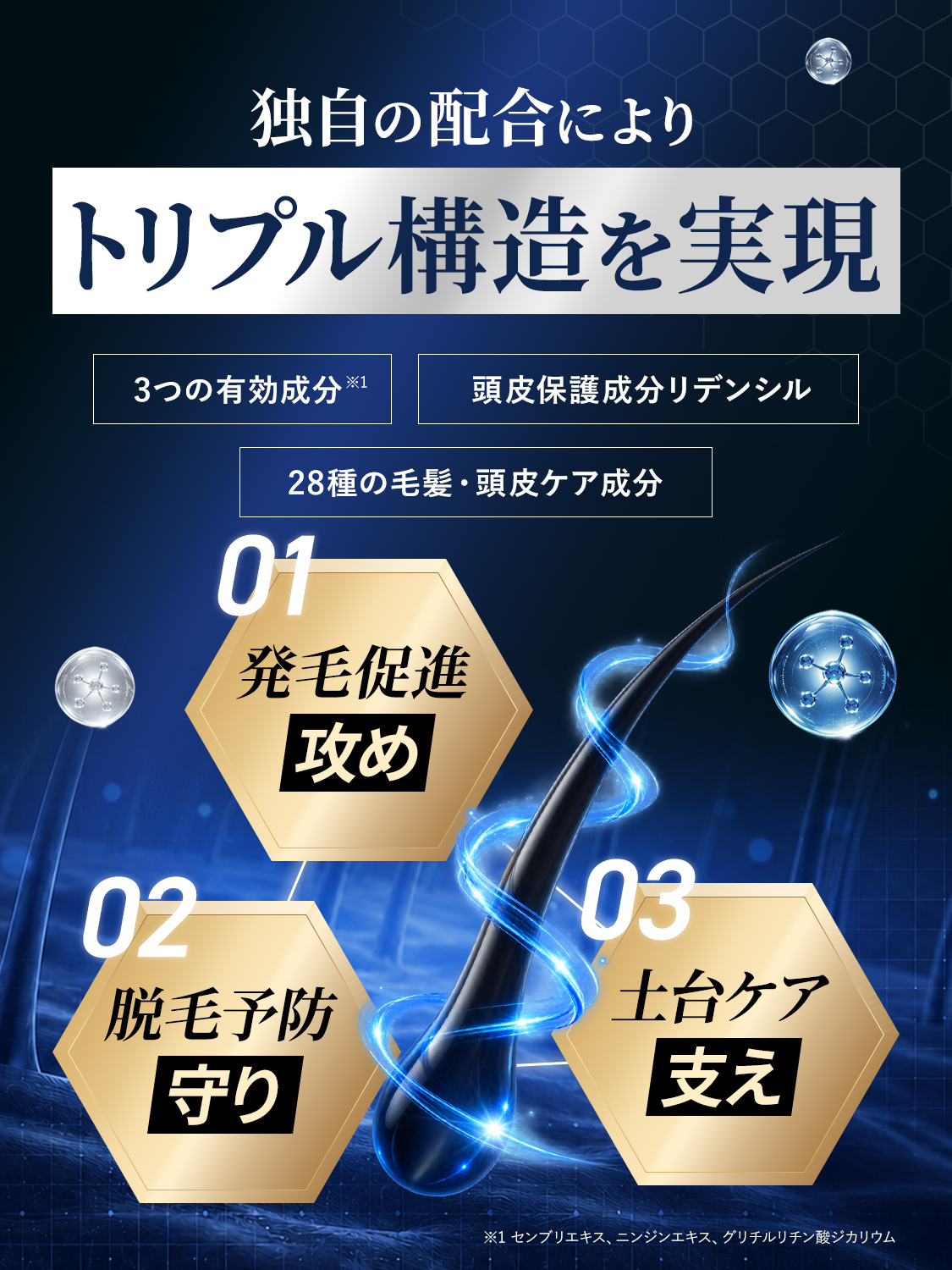 REDEN（リデン） 育毛剤 メンズ 【公式】 スカルプ 育毛 男性 医薬部外