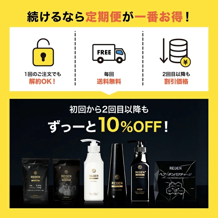 REDEN（リデン） 育毛剤 3本セット スカルプケア リデンシル 薬用育毛