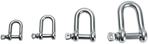 100個 メッキシャックル6mm 亜鉛シャック...の詳細画像3