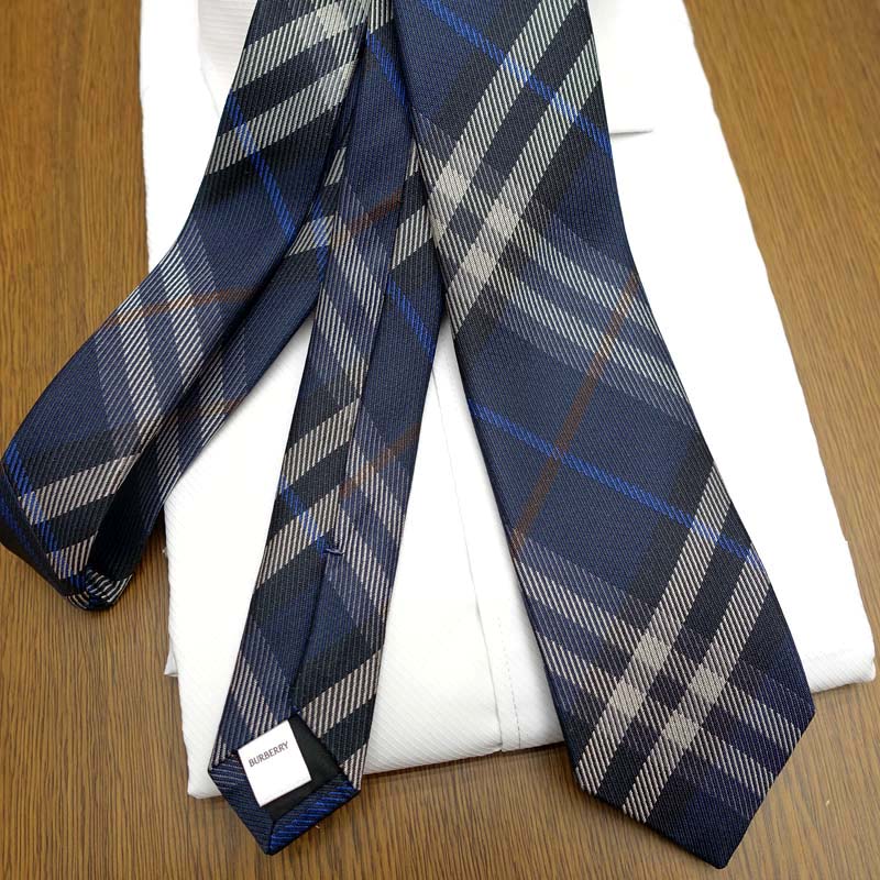 BURBERRY（バーバリー） ネクタイ ナローネクタイ BUR30 ネイビー系