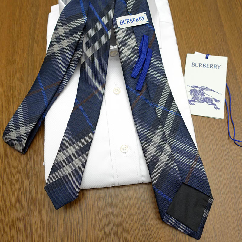 BURBERRY（バーバリー） ネクタイ ナローネクタイ BUR30 ネイビー系