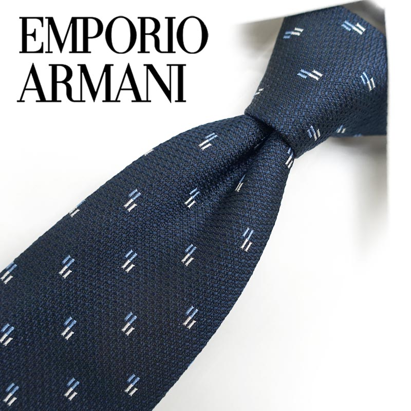 EMPORIO ARMANI エンポリオアルマーニ ネクタイ EA10 ネイビー/ライト