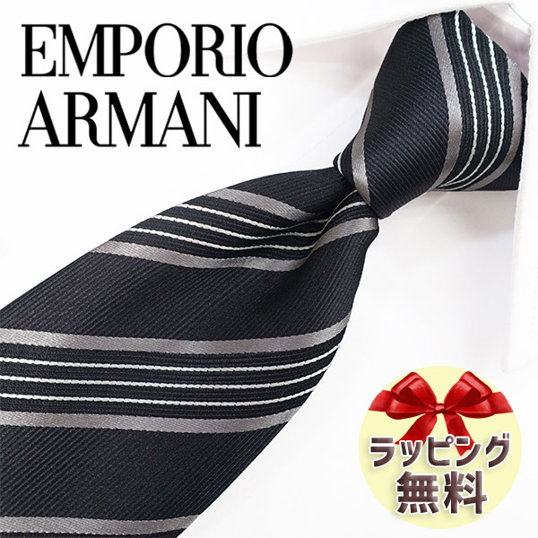 EMPORIO ARMANI エンポリオアルマーニ ネクタイ EA40 ブラック