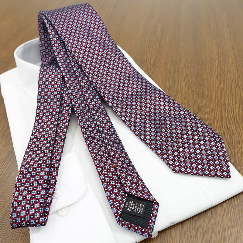 Zegna ペイズリー柄 ネクタイ ゼニア 4万円 ブルー最新