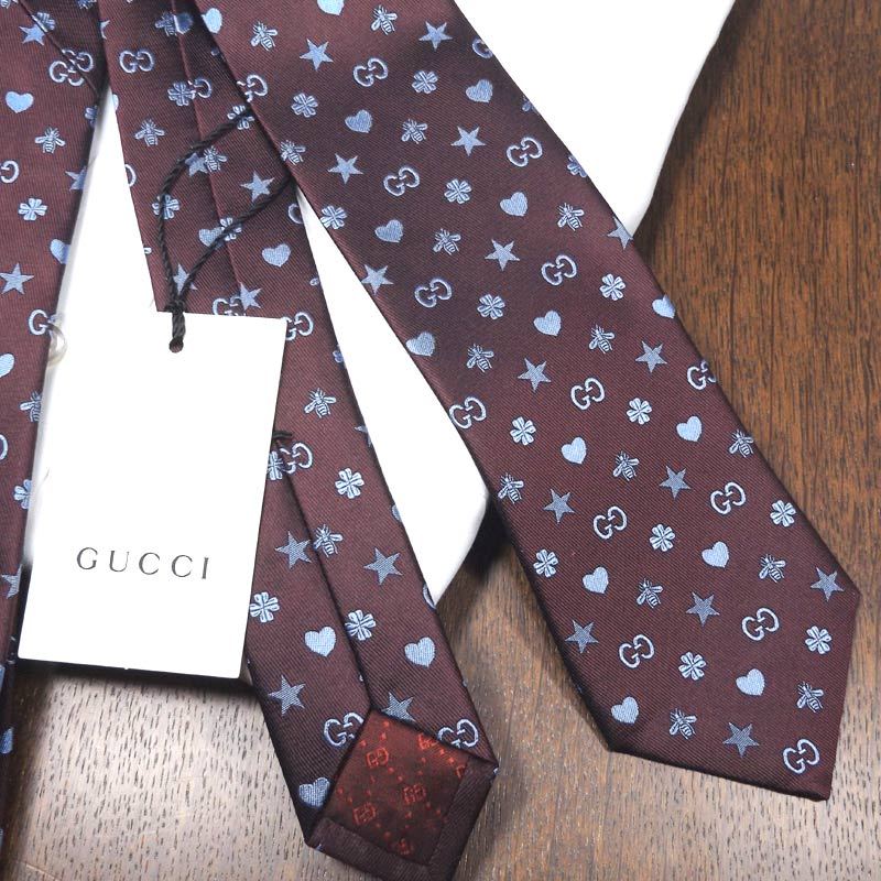 GUCCI グッチ ネクタイ GG柄(7cm) GG21【ブランド・プレゼント・クリスマス・バースデー・バレンタイン】【ラッピング無料・送料無料】  :gg21:redrose - 通販 - Yahoo!ショッピング