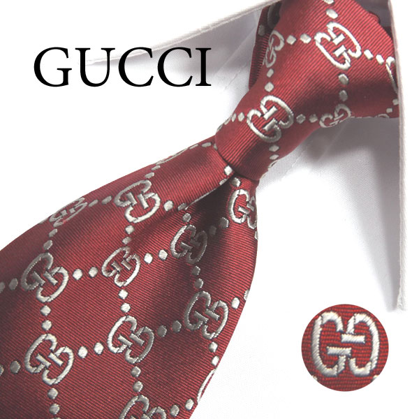 GUCCI  グッチ ネクタイ 全3色 ARGOS (8cm)【ブランド・プレゼント・バースデー・ギ...