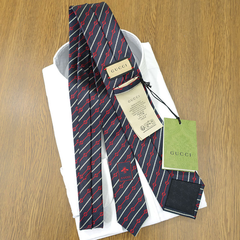 【dq様】グッチ ネクタイ GUCCI（グッチ） ネクタイ (7cm) GG78【ブランド・プレゼント