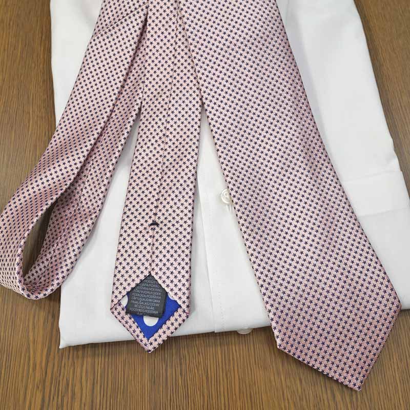 Paul Smithポールスミス ネクタイ ネイビー ピンク オレンジ 日本製 ポールスミス ネクタイ Paul Smith PS28 花 ネイビー/ピンク 8cm幅