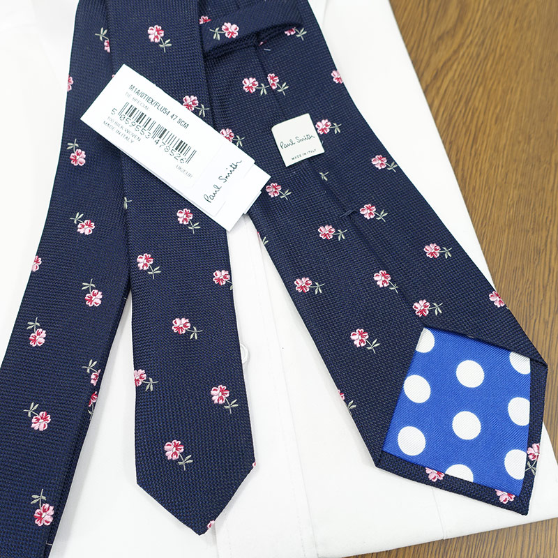 Paul Smith ネクタイ ストライプ ネイビー ポールスミス ネクタイ Paul Smith PS110 ストライプ ネイビー