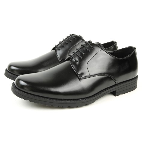 ビジネスシューズ 多機能 23.5cm 30cm 対応 紳士靴 革靴 メンズ  BLACK  黒 紐...