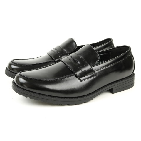 ビジネスシューズ 多機能 23.5cm 30cm 対応 紳士靴 革靴 メンズ  BLACK  黒 紐...