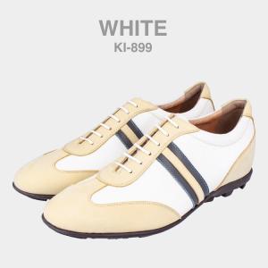 KITAJIMA 北嶋製靴工業所 KI-899 ヒールアップシューズ レザースニーカー メンズ 3E...