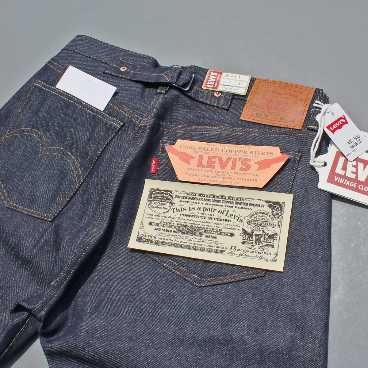 Levi's VINTAGE CLOTHING LEVI'S CLOTHING 501xx JEANS 1937 ジーンズ