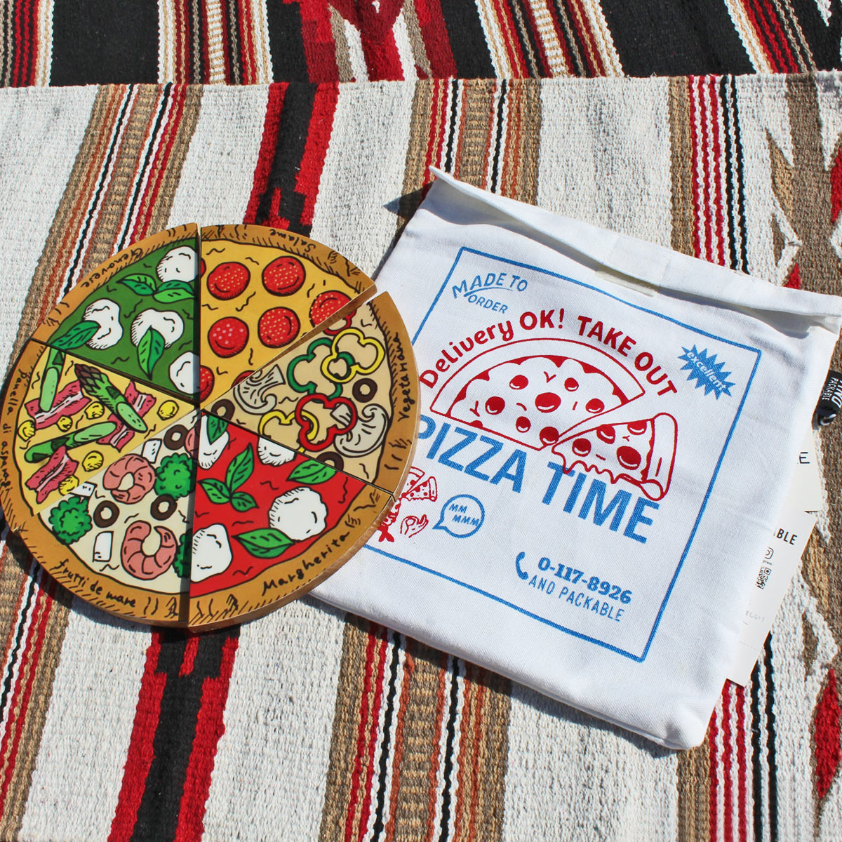 AND PACKABLE（アンドパッカブル） AND PACKABLE PIZZA COASTERS ピザ
