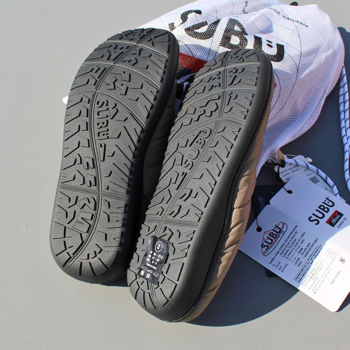 NANGA（ナンガ） × SUBU × スブ AURORA WINTER SANDAL オーロラ