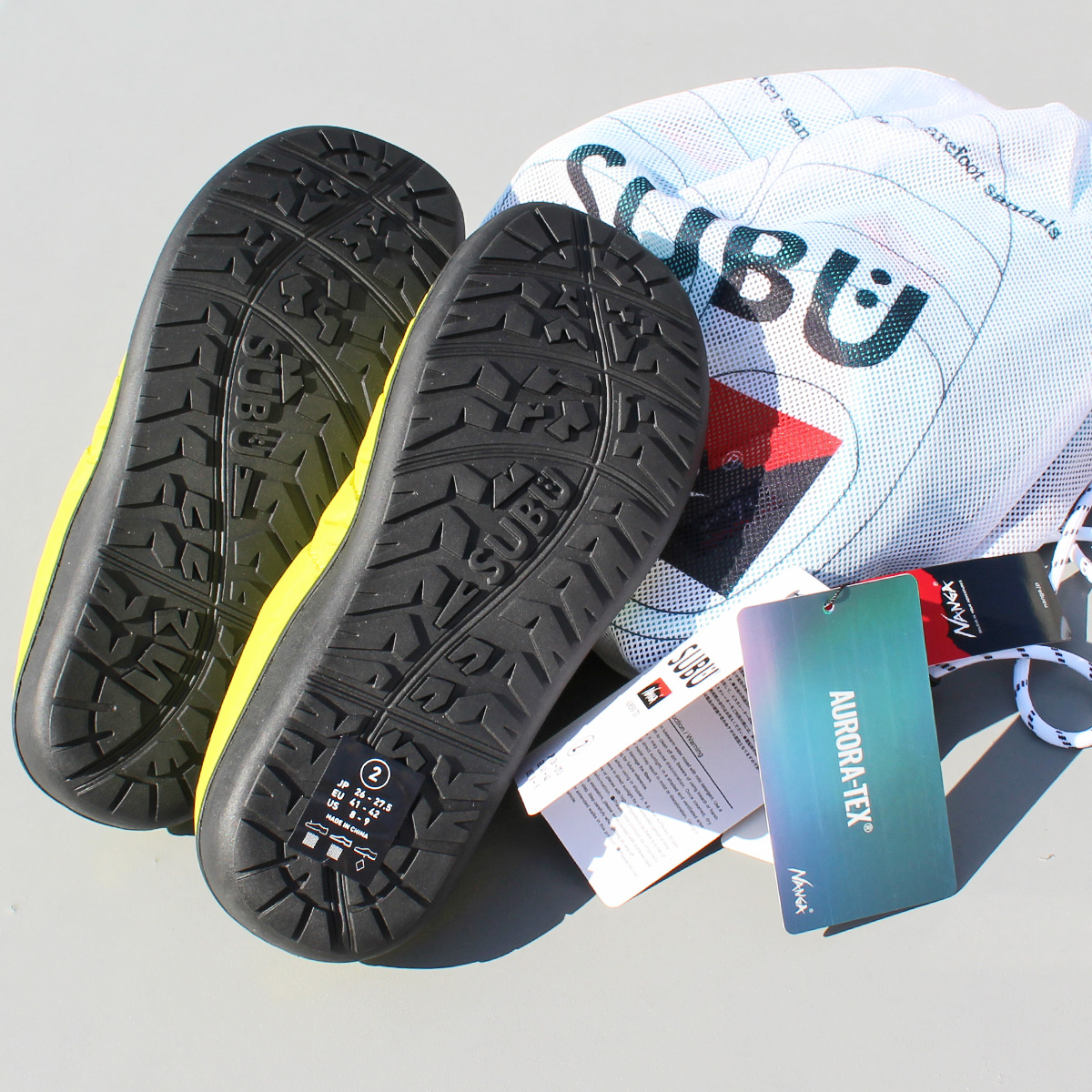 NANGA（ナンガ） × SUBU × スブ AURORA WINTER SANDAL オーロラ