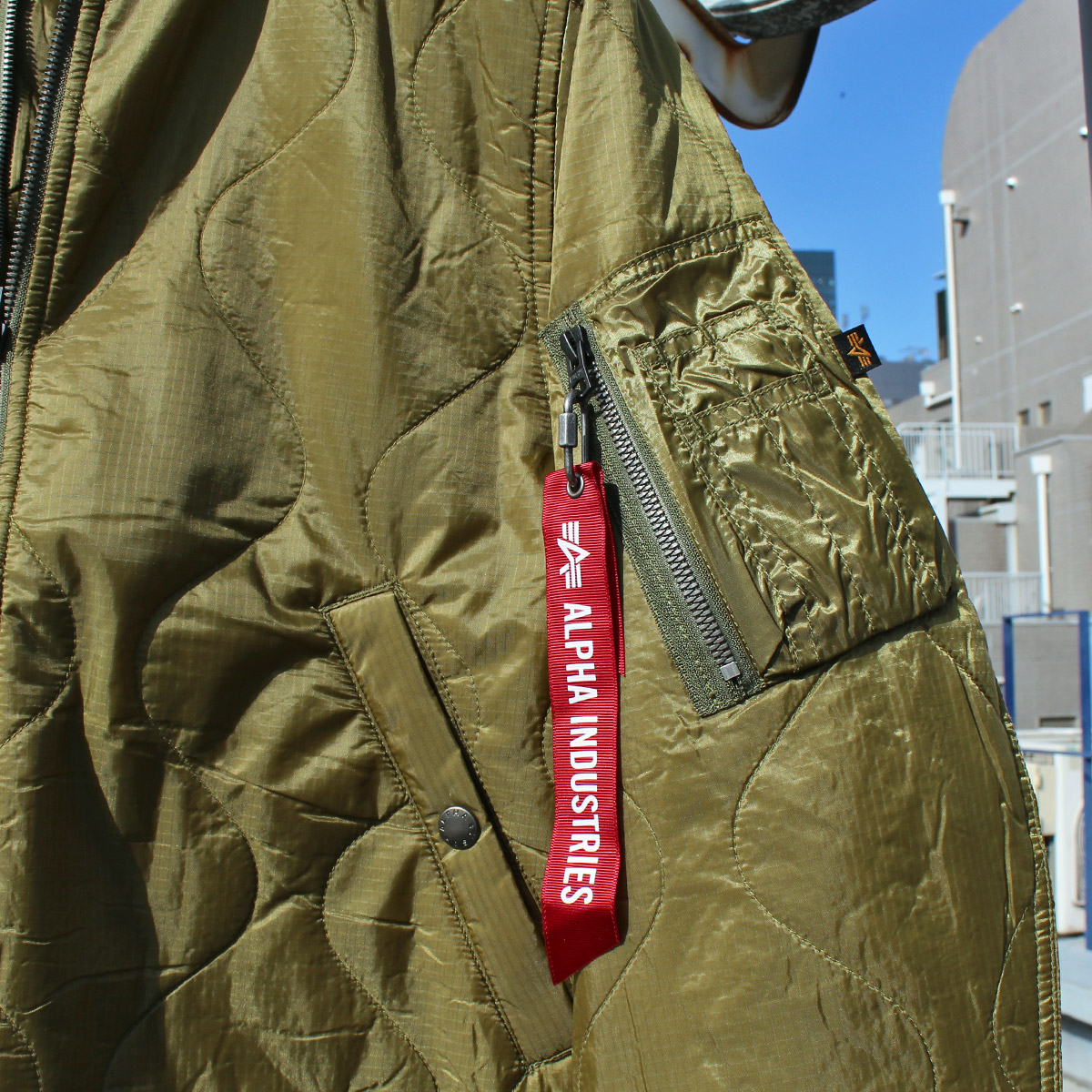 ALPHA INDUSTRIES MA-1 TA1597キルトジャケット Alpha Industries（アルファ・インダストリーズ） ALPHA INDUSTRIES