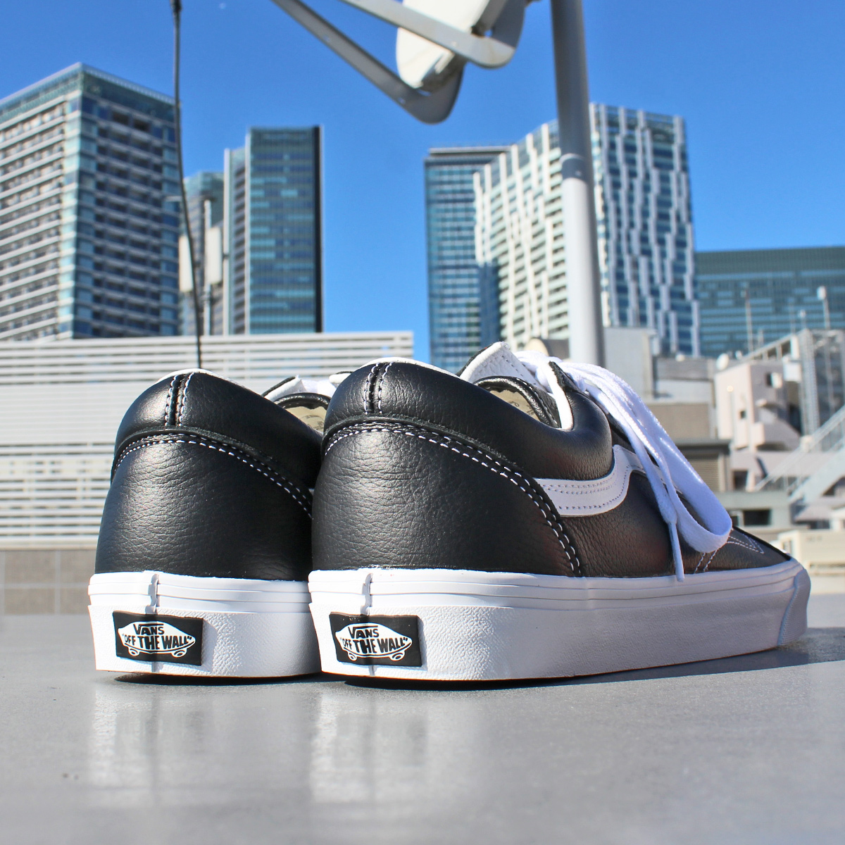 OLD SKOOL VANS ヴァンズ OLD オールドスクール LEATHER レザー SKATE