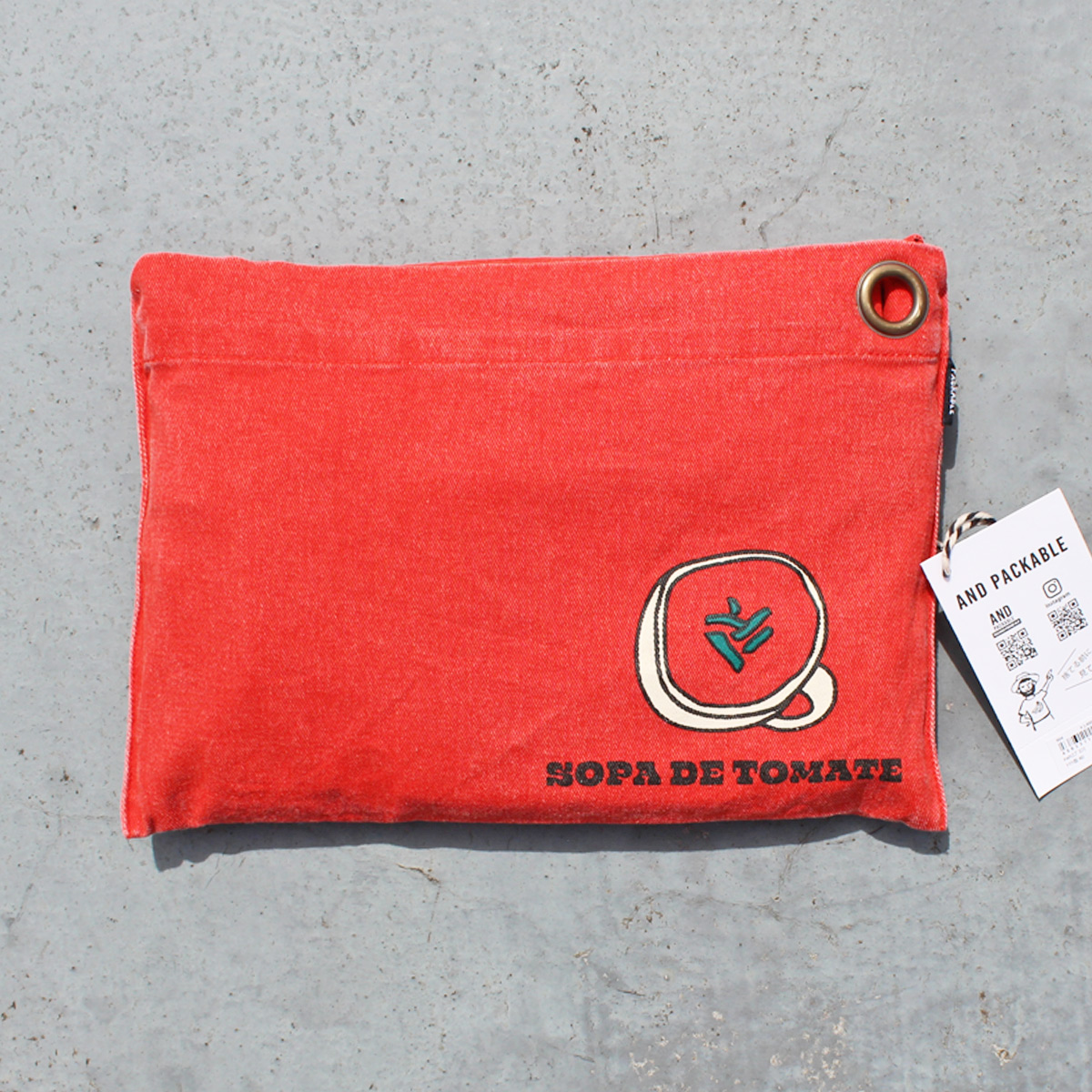 AND PACKABLE PACKABLE APRON パッカブル エプロン WASHABLE COTTON