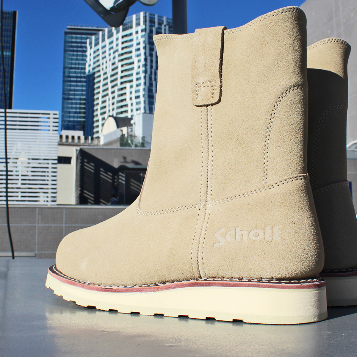 Schott N.Y.C ショット S24100 WELLINGTON BOOTS ウェリントン