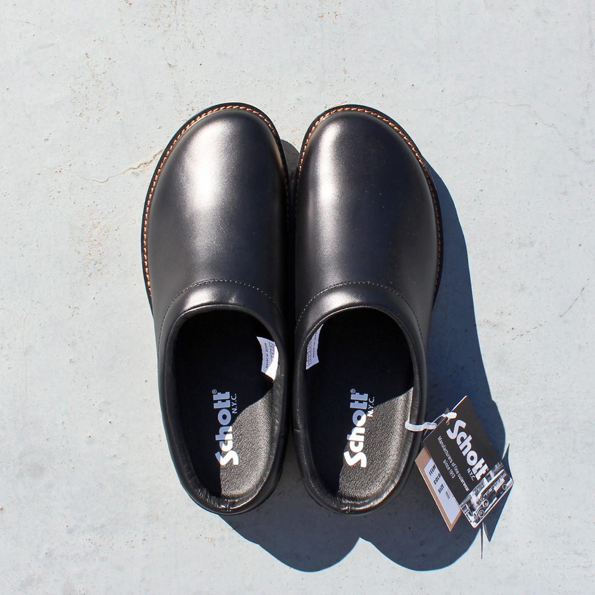 Schott N.Y.C（ショット） Schott S23004 LEATHER CLOG レザー