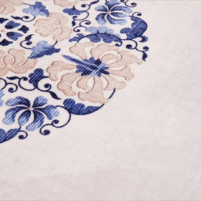 ラグ ホットカーペット カバー 190cm × 2畳 手洗い 可能 おしゃれ 花柄