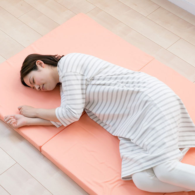 マットレス シングル マット 厚さ5cm シンプル 4つ折り 寝具 日本製 1