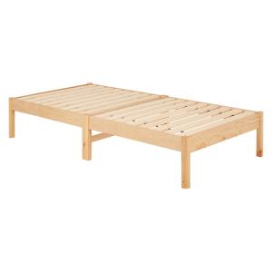 頑丈 シングル ベッド シングルベッド シングルサイズ すのこベッド シンプルデザイン 天然木 ベッ...