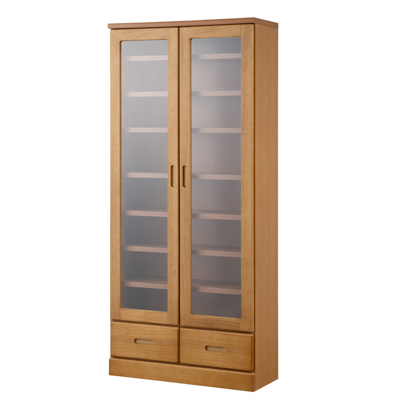 食器棚 カップボード 完成品 国産 幅80 高さ178 薄型 大容量 キッチン