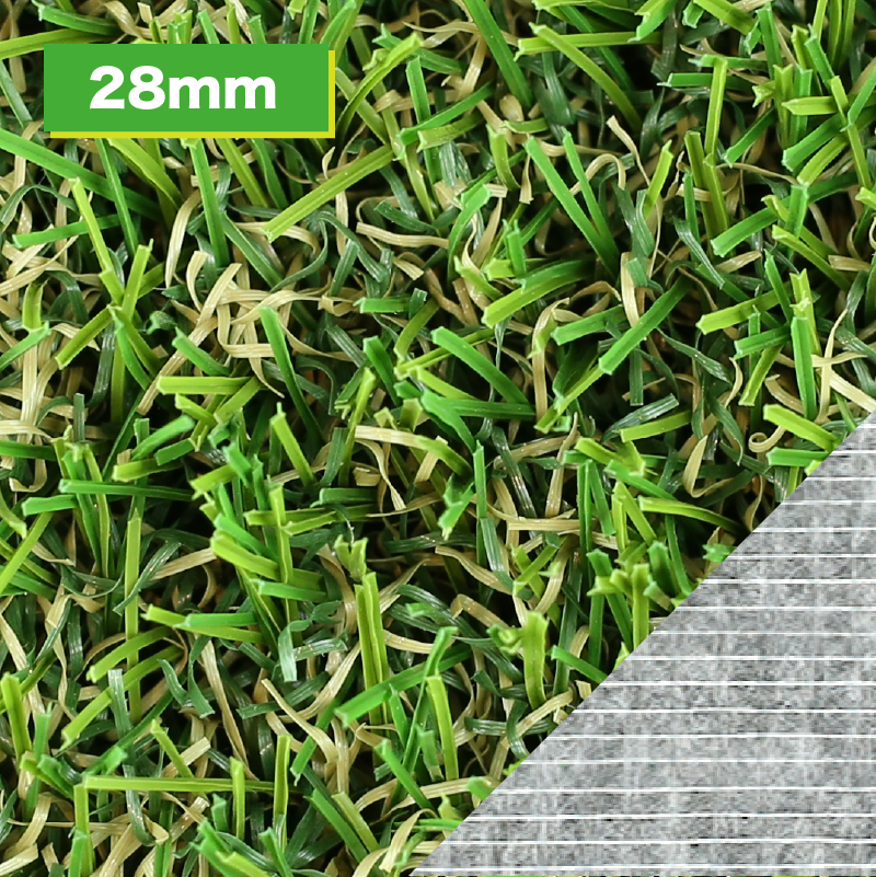 人工芝 リアル 芝 1m×10m 28mm 高機能 どこでも設置可能 ヘタリにくい