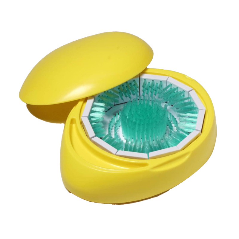 入れ歯洗浄機 アジャスト デンチャーブラシ 滑り止め付入れ歯洗浄ブラシ お手入れブラシ 入れ歯用ブラシ 入れ歯のお掃除 入れ歯掃除 |  | 02