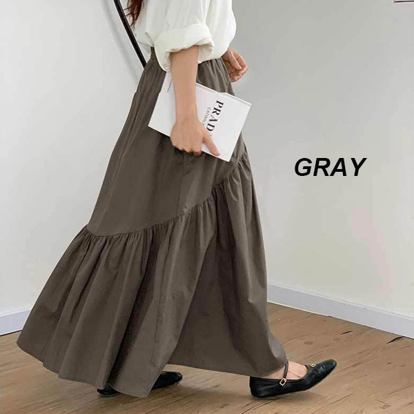 【期間限定スペシャルプライス】スカート ロング丈 ロングスカート ロンスカ バルーンシルエット レディース  送料無料 |  | 02