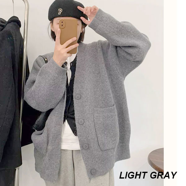 【期間限定スペシャルプライス】カーディガン レディース  カーデ ニットカーデ 大きめ きれいめ 上品 高級感 体型カバー アウター 送料無料 |  | 05