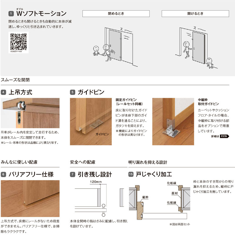 LIXIL ラシッサUD アウトセット片引戸 HHF 2020・2220・2620 （Wソフト