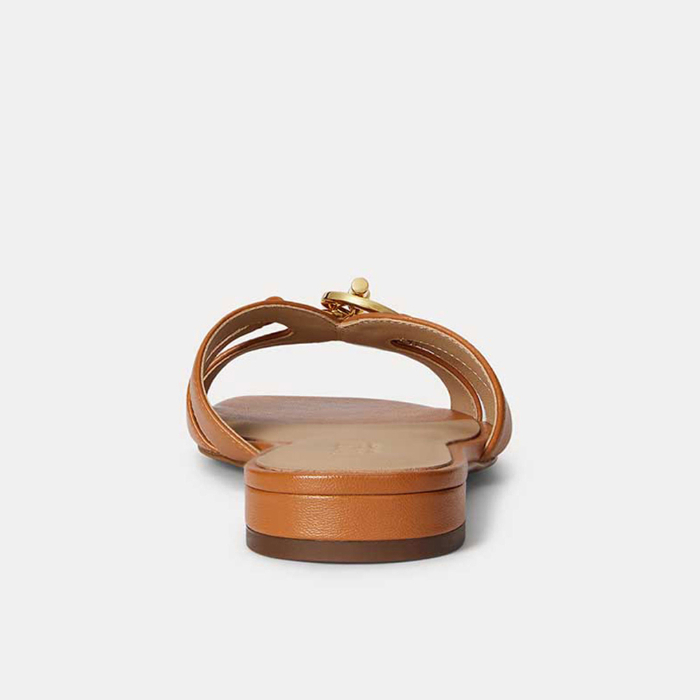 公式 LAUREN RALPH LAUREN R26H BLAIKE SANDALS ブレイク サンダル キャラメル サンダル レディース ローレン ラルフ ローレンの画像