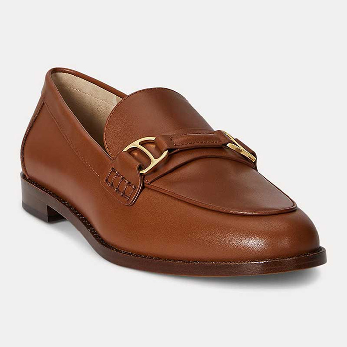 公式 LAUREN RALPH LAUREN R28H TASHA  タシャ タン フラットシューズ レディース ローレン ラルフ ローレンの画像