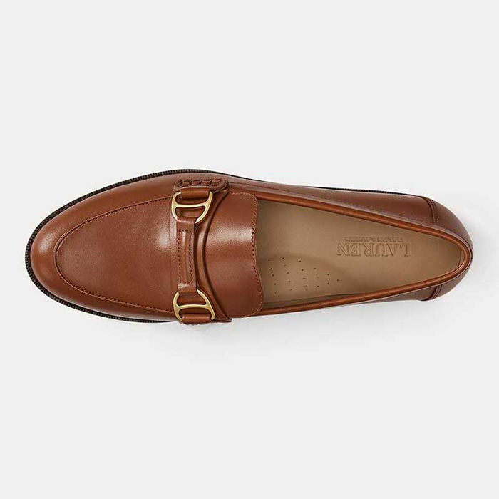 公式 LAUREN RALPH LAUREN R28H TASHA  タシャ タン フラットシューズ レディース ローレン ラルフ ローレンの画像