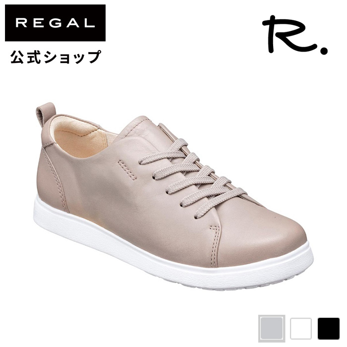 R.（REGAL） 公式 R. S09C レースアップスニーカー グレー スニーカー レディース アールドット REGAL ...