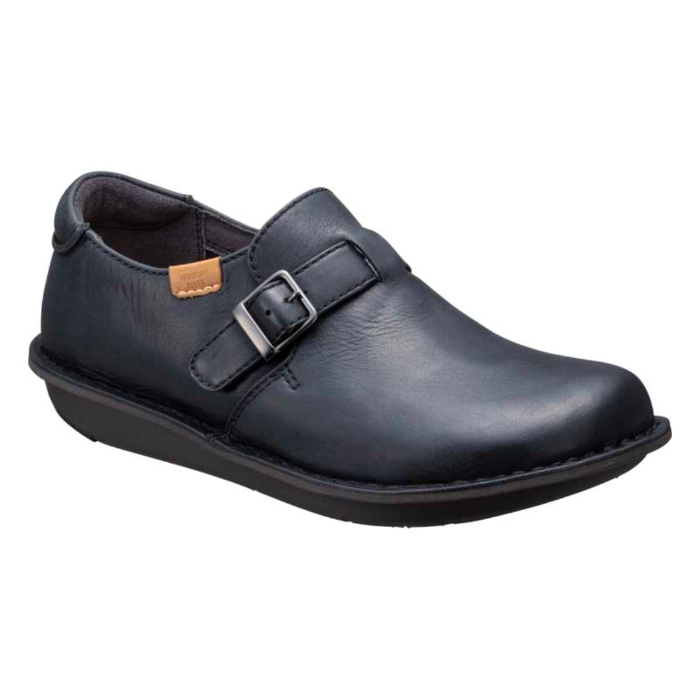 公式 REDWOOD RIVER R03A ベルト付スリッポン ブラック フラットシューズ レディース レッドウッド リバー REGAL CORPORATION リーガル コーポレーションの画像