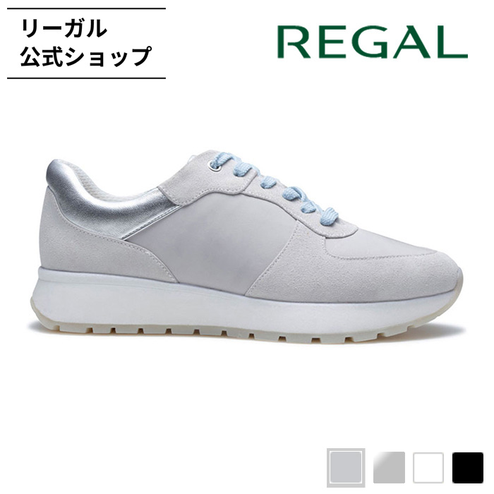 リーガル 公式 セール REGAL BF03 レースアップスニーカー ライトグレー スニーカー レディース リーガル