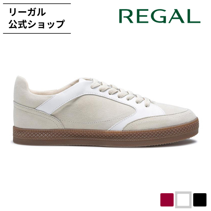 リーガル 公式 セール REGAL BF08 ローテクスニーカー アイボリースエード スニーカー レディース リーガル