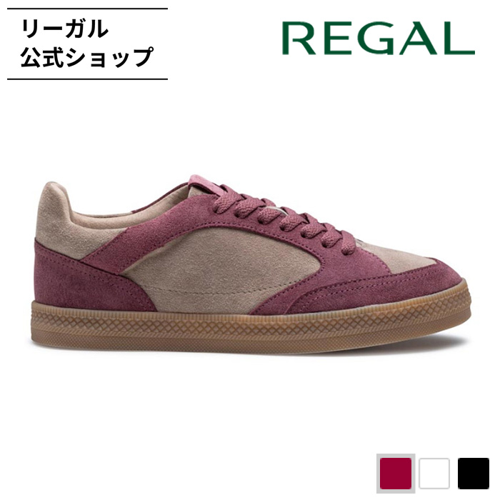 リーガル 公式 セール REGAL BF08 ローテクスニーカー ワインスエード スニーカー レディース リーガル