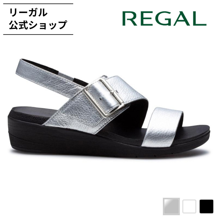 REGAL（リーガル） 公式 セール REGAL F04S ベルトサンダル シルバー