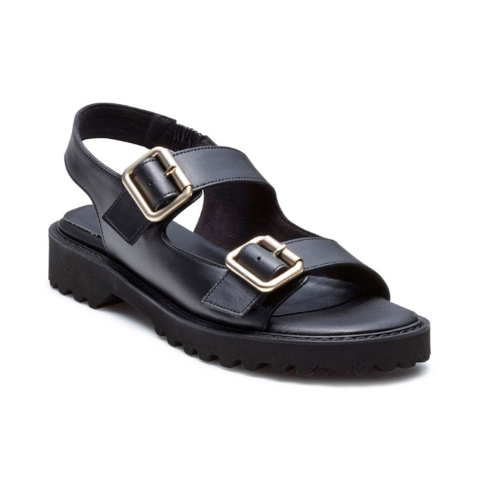 REGAL リーガル ブラック オープントゥサンダル サイズ23.5㎝ 新品 リーガルREGAL のブラック サンダル